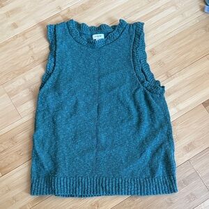 J.Crew Blue Sleeveless Knit Top